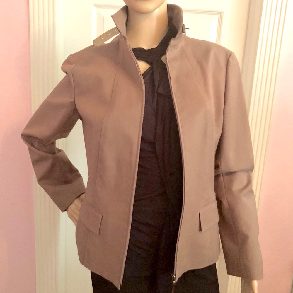 MAG by Magaschoni Zip up Jacket Hi collar